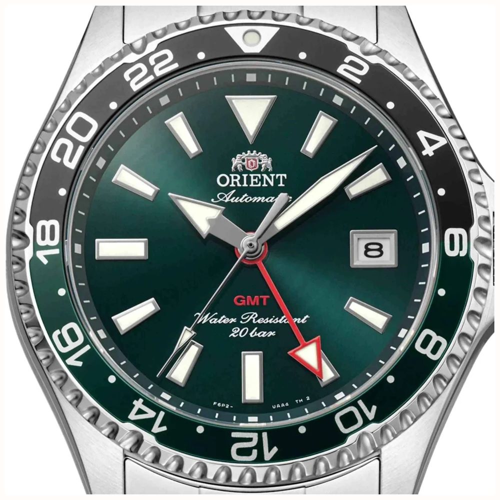 Orient Men's Sports Automatic Green Dial Rotating Bezel 43mm RA-BC0002E30B - alternate view 2