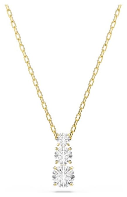 Swarovski 5723298 Stilla Attract Pendant Round Cut, White, Jewellery