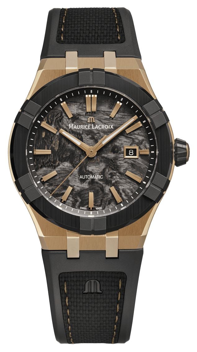 Maurice Lacroix AC6008-BRL20-730-2 AIKON-IC FROZEN CARBON Watch