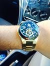 Customer picture of Bulova Men's Automatic Gold Pvd Plated 98A178