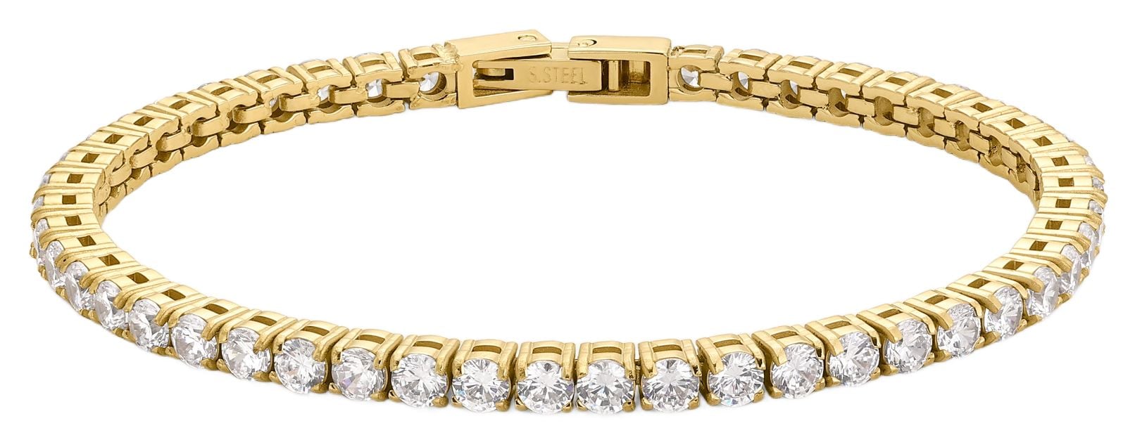 D.LOUISE SKB-027-016 Luxe 14ct Yellow Gold PVD 16cm Cubic Jewellery
