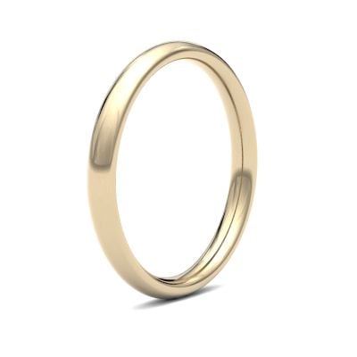 James Moore Wedding Ring  | 2.5mm | Heavy | Size Traditional Court | AG_2.5LHC-9Y AG_2.5LHC-9Y