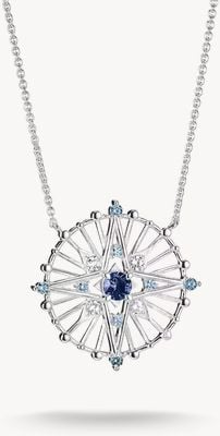 Thomas Sabo Talisman Necklace with blue stones KE2393-166-1-L45V
