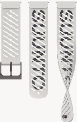 Suunto Athletic 5 Pearl White Silicone Strap - 22mm (S+M) - STRAP ONLY SS050959000
