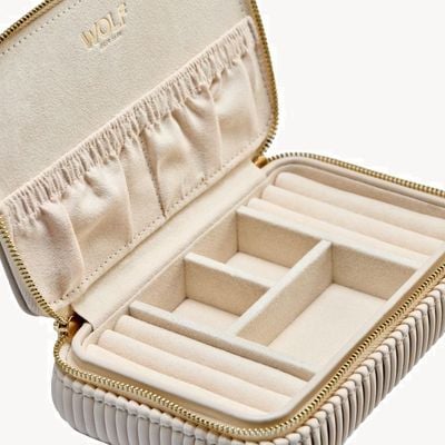 WOLF Bella Jewellery Zip Case - Vegan Exterior 781353