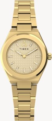 Timex Q Timex Continental Mini (24mm) Gold Dial / Gold PVD Stainless Steel Bracelet TW2Y68300