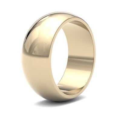 James Moore Wedding Ring  | 8mm | Medium | Size D-Shape | AG_8LMD-9Y AG_8LMD-9Y