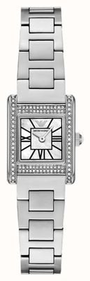 Emporio Armani Two-Hand Crystal Quartz (22mm) Mother-of-Pearl Dial / Stainless Steel Bracelet AR11662