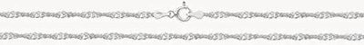 Treasure House Silver Singapore Chain 16" G1104/16