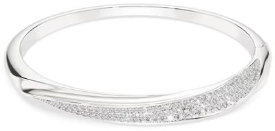 Swarovski Swarovski Classica bangle, Round cut, White, Sterling silver 5764808