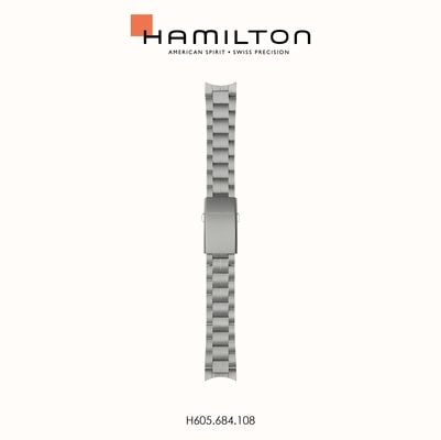 Hamilton Straps Men's Bracelet Only Stainless Steel H695684108