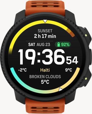 Suunto VERTICAL 2 AMOLED Outdoor Adventure Watch (49mm) Canyon Orange SS051206000