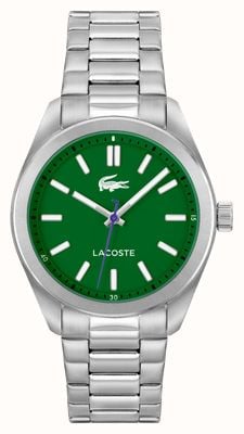 Lacoste Men's Monceau (40mm) Green Dial / Stainless Steel Bracelet 2011354