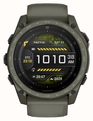 Garmin Tactix 8 51mm AMOLED Cerakote Coated Sapphire Tactical Smartwatch - Olive Drab with Olive Silicone 010-04553-11