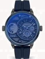 Police RAY (51mm) Grey Blue Glass Dial / Blue Silicone Strap PEWJQ2195240