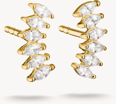 Thomas Sabo Stud Earrings with white zirconia H2367-M01-14