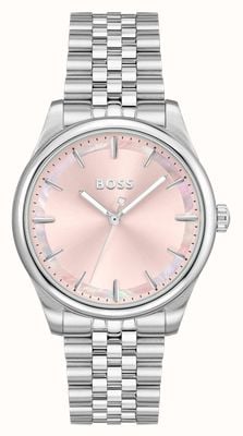 BOSS Women's Graceful Pink Dial / Stainless Steel Bracelet 1502776