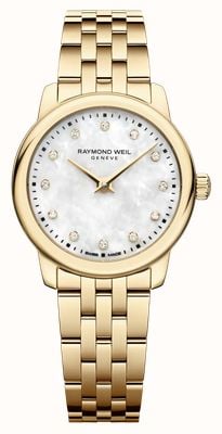 Raymond Weil Toccata Classic Quartz Diamond (24mm) Mother-of-Pearl Dial / Gold PVD Stainless Steel Bracelet 5024-P-97081