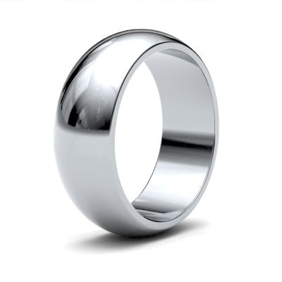 James Moore Wedding Rings | Palladium | 7mm | Medium | D-Shape | AG_7LMD-PD