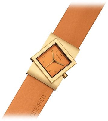 Rolf Cremer Turn S Orange Leather Strap Orange Dial 507707