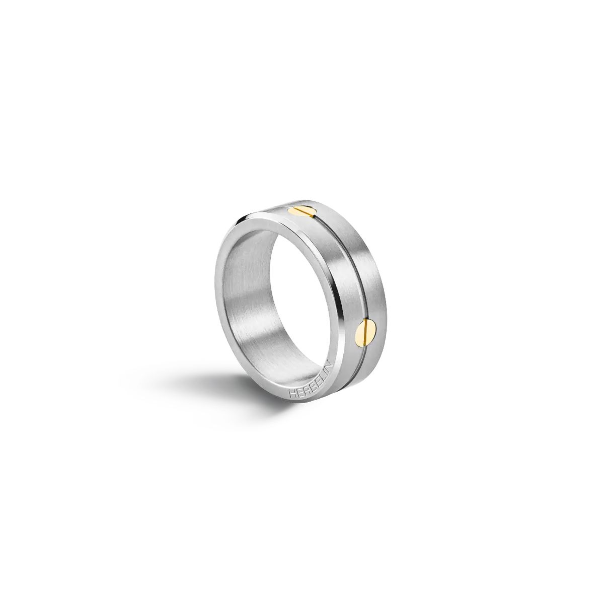 Herbelin RN8ABG2N 64 Newport Ring - Brushed And Polished Jewellery