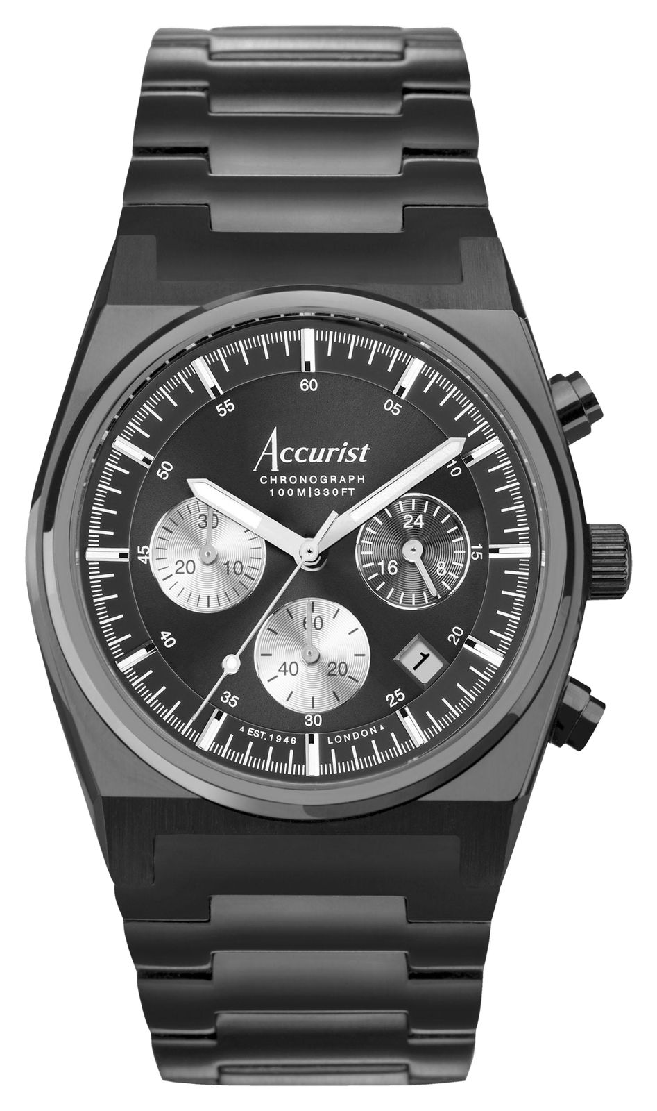Accurist 70002 Men's Origin Quartz Chronograph (41mm) Black Watch