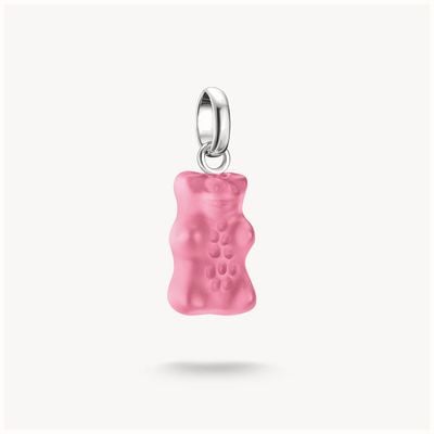 Thomas Sabo Charm Pendant Goldbears In Pink Connect Silver CC1275-017-9