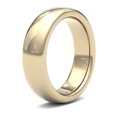 James Moore Wedding Rings | 18ct Yellow Gold | 6mm | ExtraHeavy | Premium Court | AG_6LZP-18Y