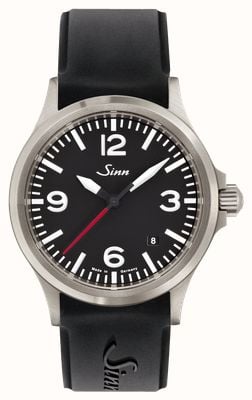 Sinn 556 A RS Automatic (38.5mm) Matte Black Dial / Black Silicone Strap 556.0141 SILICONE BLACK
