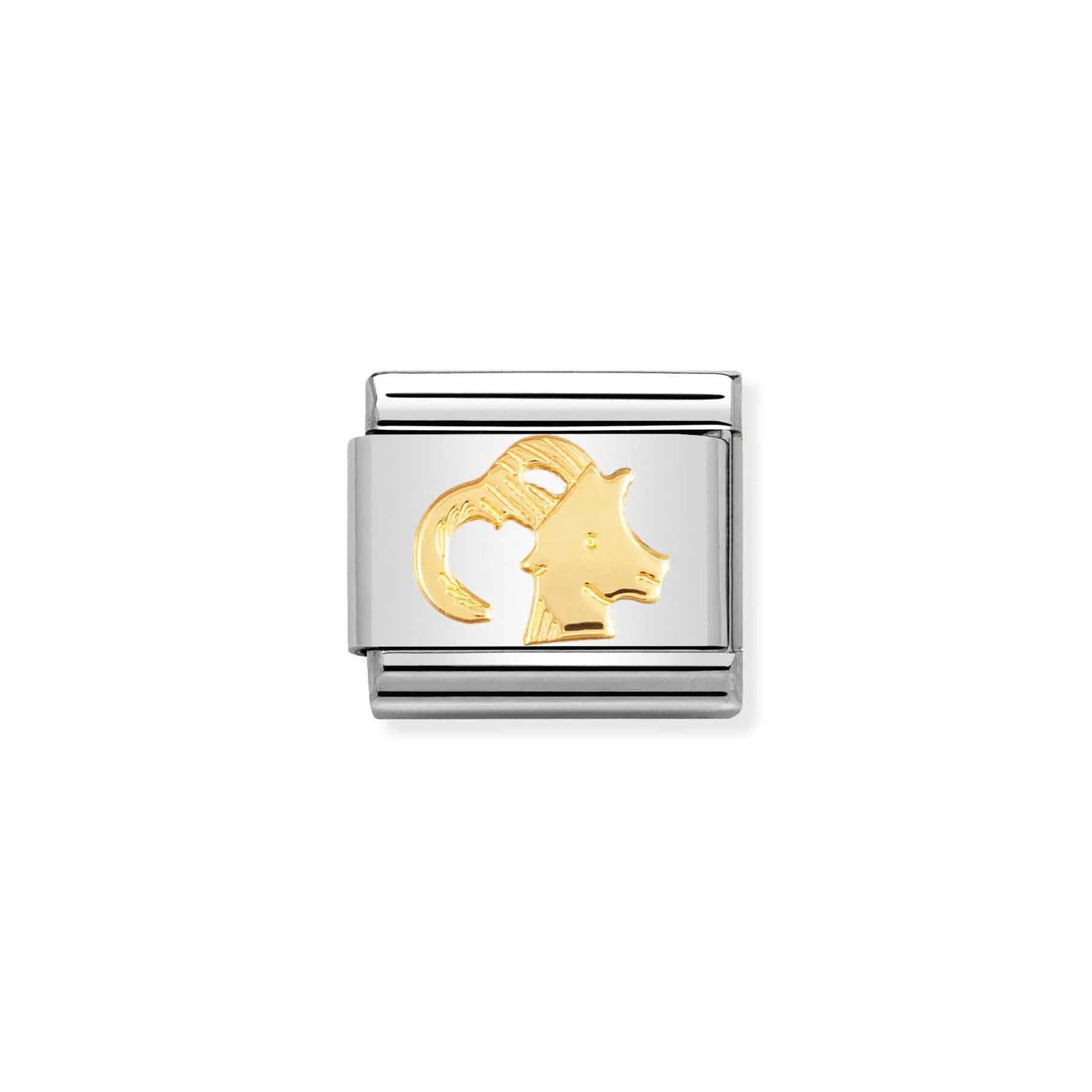 Nomination 030104/10 Classic Capricorn 18ct Gold & Steel Jewellery