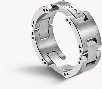 Herbelin Cap Camarat Ring - Brushed And Polished Stainless Steel