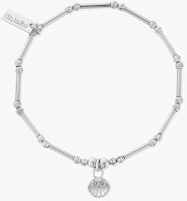 ChloBo Dainty Moon Cut Sparkle Travel Seeker Bracelet SBMCTN3402