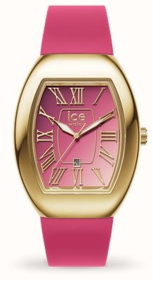 Ice-Watch ICE Boliday Pink Gold (35mm) Pink Tonneau Dial / Pink Silicone Strap 024050