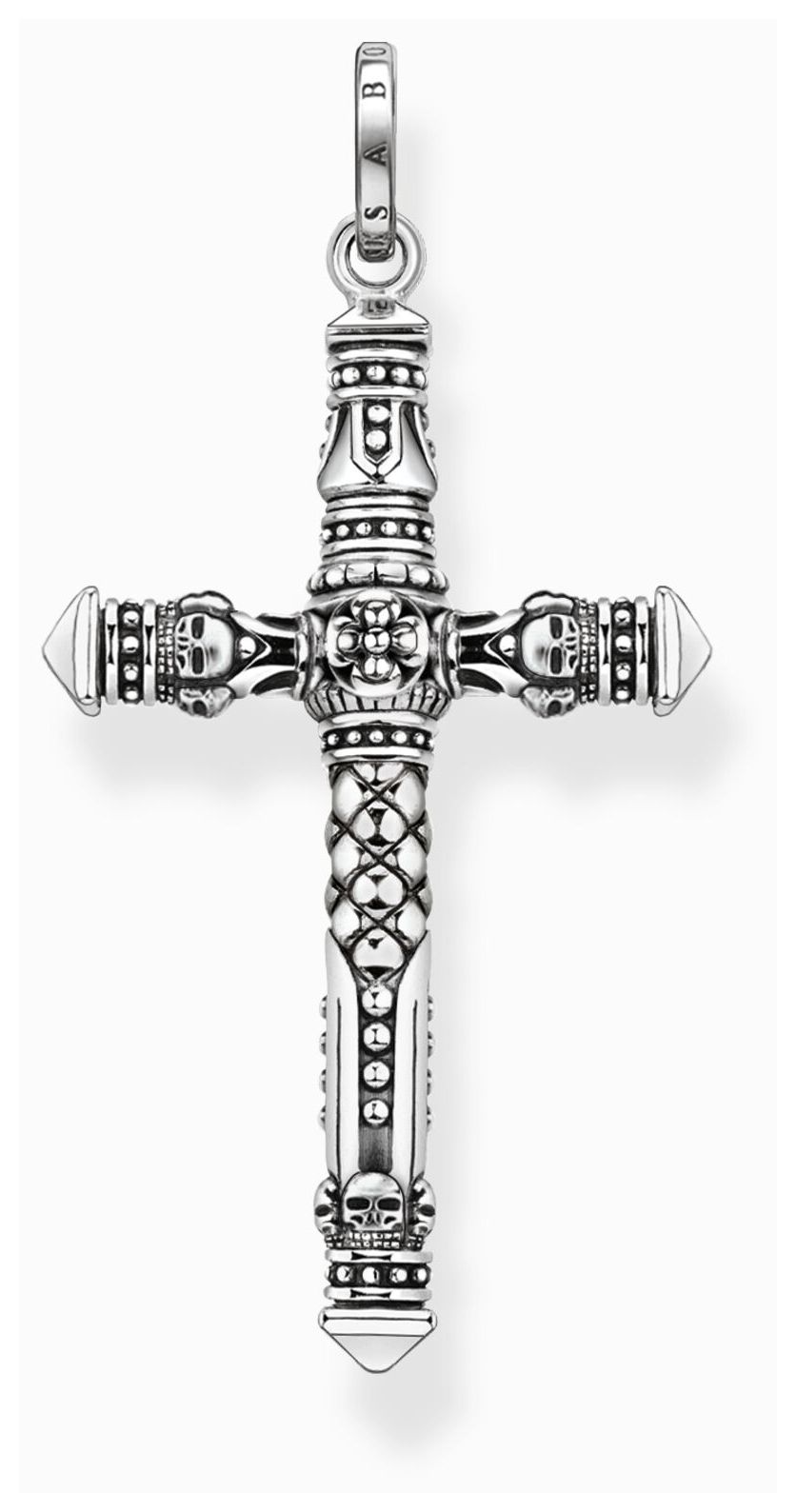 Thomas Sabo PE912-637-21 Skull Cross Pendant Sterling Silver Jewellery