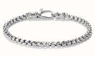 Thomas Sabo Box Chain Stainless Steel Rebel at Heart Bracelet A2250-S01-53-L20