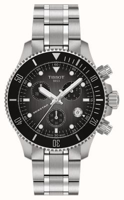 Tissot Seastar 1000 Quartz Chronograph (38mm) Graded Grey-Black Dial / Stainless Steel Bracelet T1202171106100