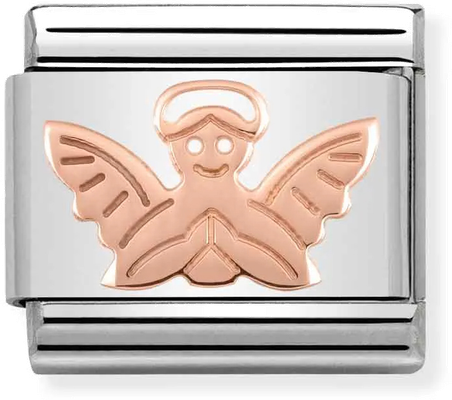 Nomination Classic Angel 9ct Rose Gold Steel Charm 430104/14