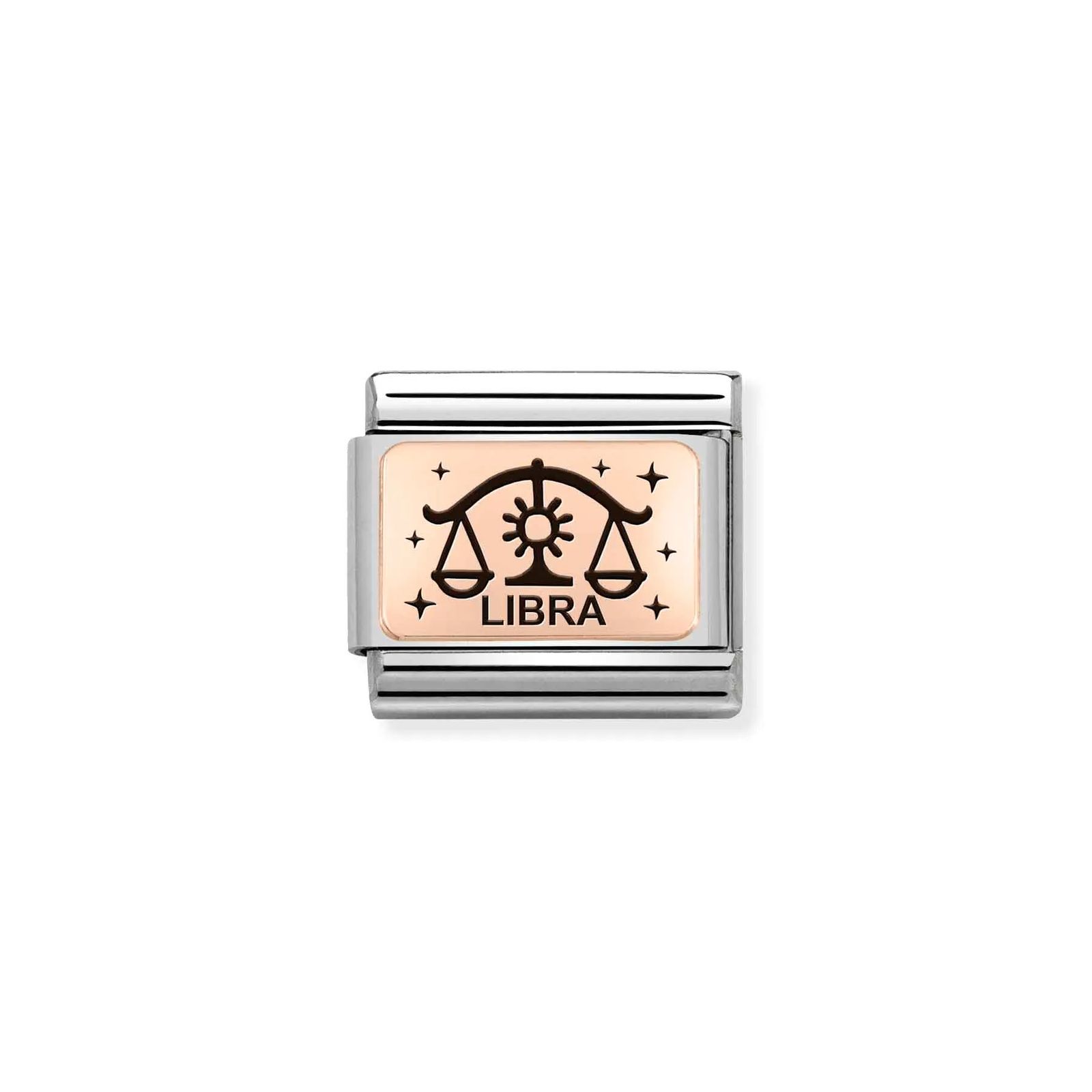 Nomination 430112/07 Classic Libra 9ct Rose Gold & Steel Jewellery