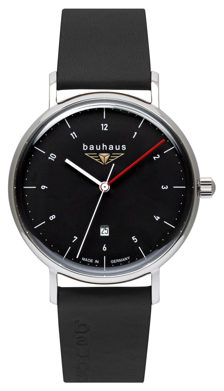 Bauhaus 21402 Classic Quartz (41mm) Black Dial / Black Watch