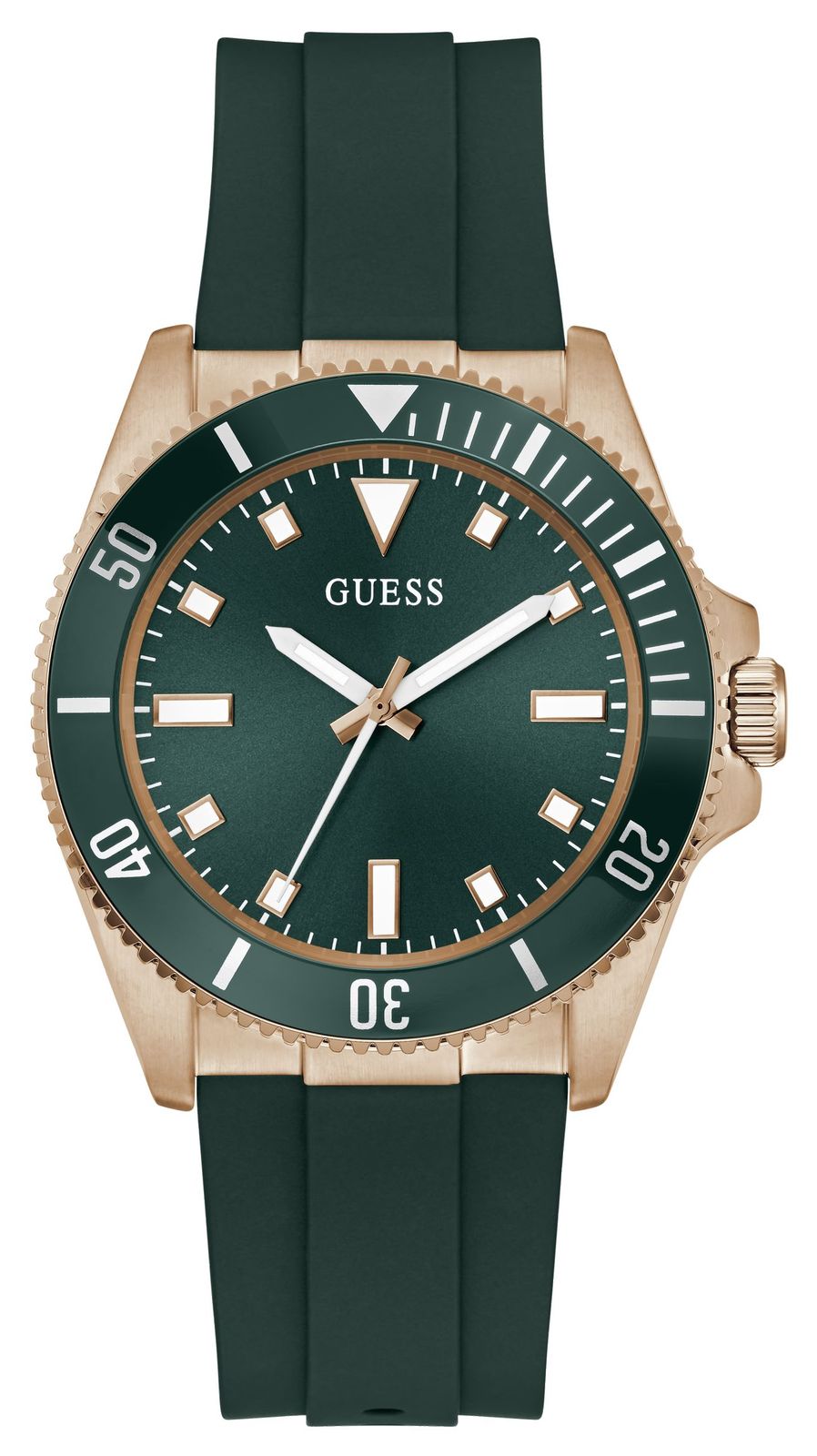 Guess GW0969G5 CLIFF Three-Hand Quartz (43mm) Green Dial / Watch