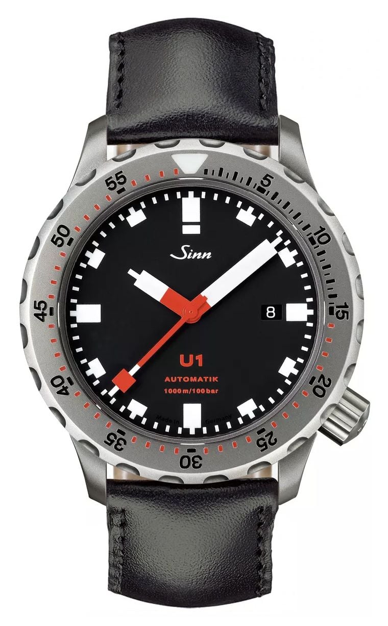 Sinn 1010.030 U1 TEGIMENT Leather Strap Watch