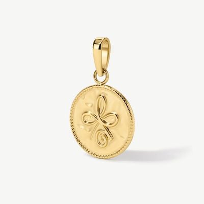 D.LOUISE Gold Tone Unconditional Love Pendant CH02