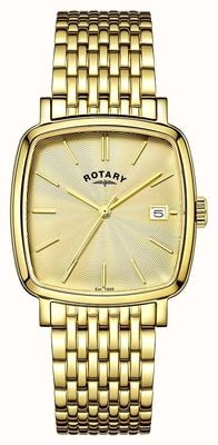 Rotary Dress Quartz (32mm) Champagne Dial / Gold PVD Stainless Steel Bracelet GB05308/03