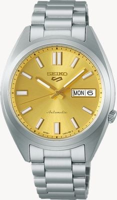 Seiko 5 Sports SNXS Vintage Gold Collection In ‘Gold Cufflinks’ SRPL59K1