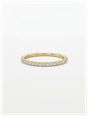 0.25ct Round Brilliant Natural Diamond 18ct Yellow Gold Half Eternity HET1973