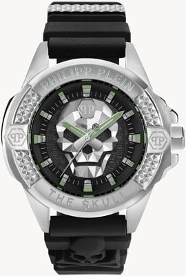 Philipp Plein THE $KULL High-Conic Black Dial / Black Strap PWAAA0121