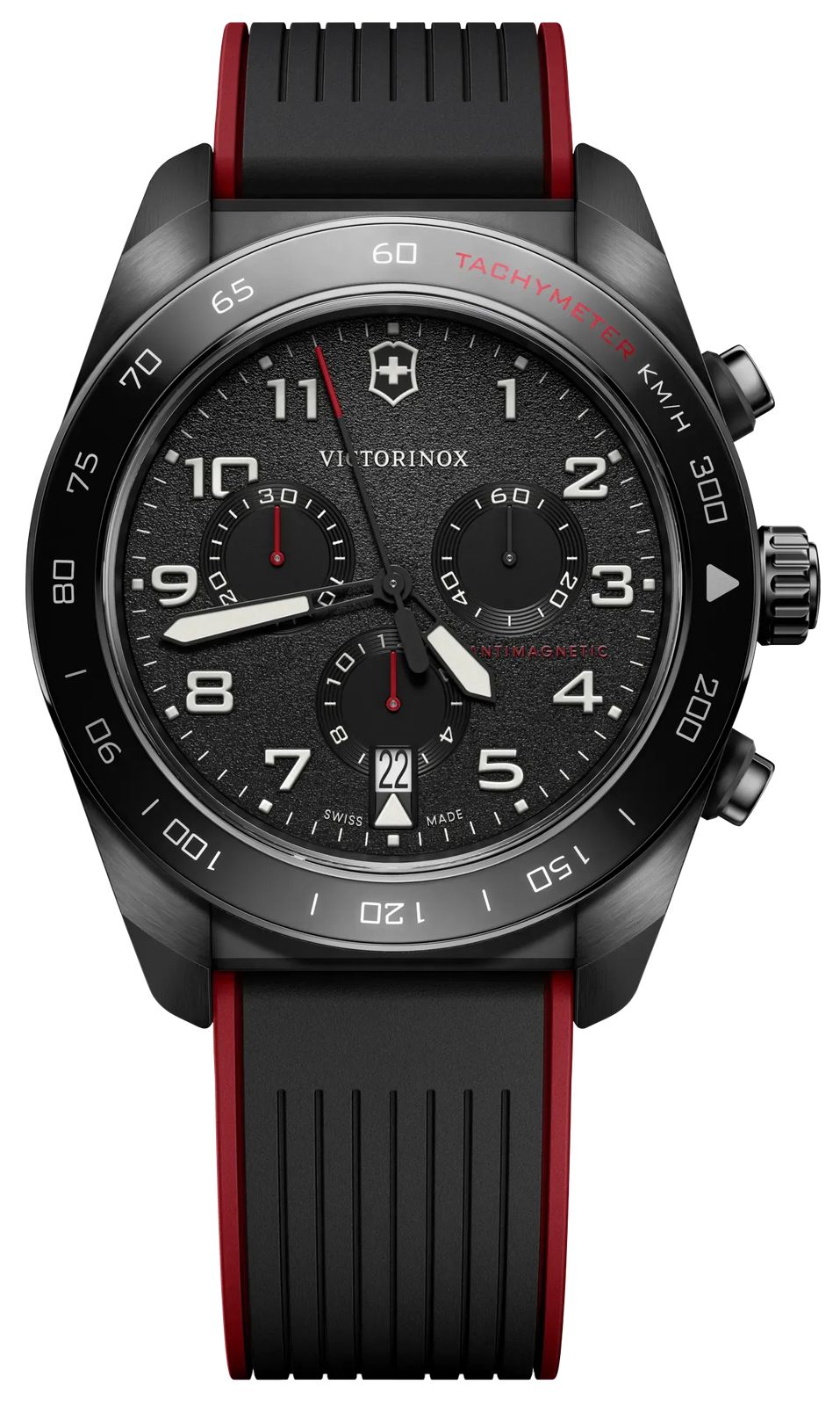 Victorinox 242051 Swiss Army Quartz Chronograph (42mm) Black Watch