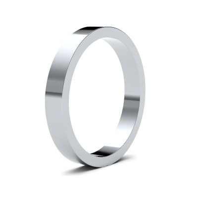 James Moore Wedding Ring  | 3mm | Medium | Size Flat | AG_3LMF-PD5 AG_3LMF-PD5