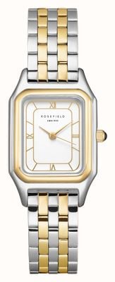 Rosefield Ivy (21mm) Matte White Dial / Two-Tone Stainless Steel Bracelet OCWDSD-OC03