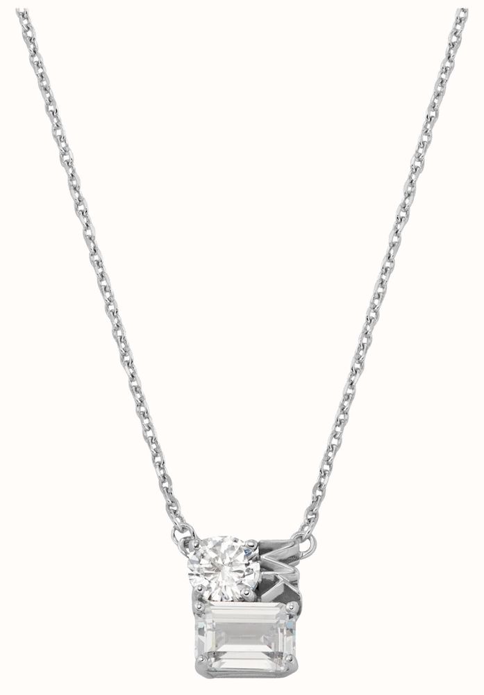 Michael Kors BRILLIANCE Cubic Zirconia Pendant Sterling Silver Necklace MKC1660CZ040 First Class Watches